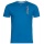 Odlo Hiking/Leisure Tshirt Crew Neck Nikko with Logo Print (50% Cotton, 50% Polyester) Indigo Blue Men